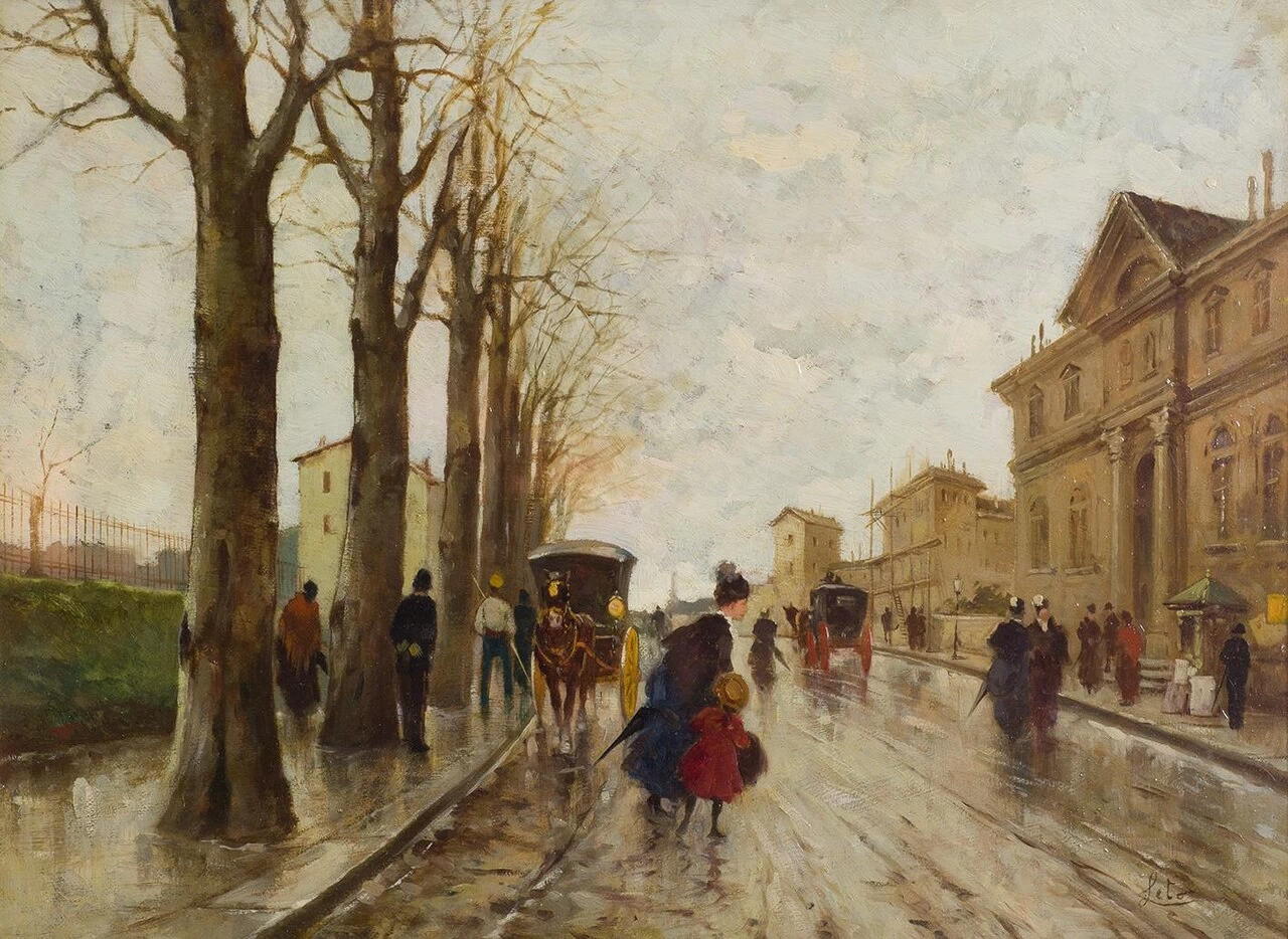 Giornata di pioggia a Londra